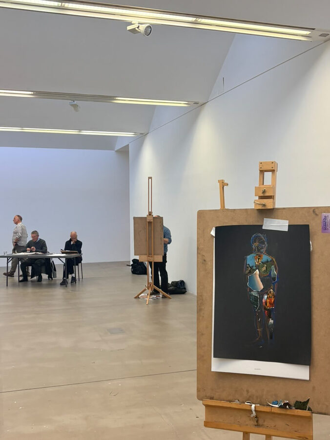 A moment from a North East Life Art Project session
