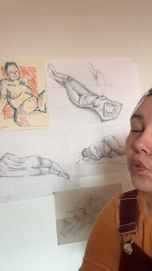 A moment from a North East Life Art Project session