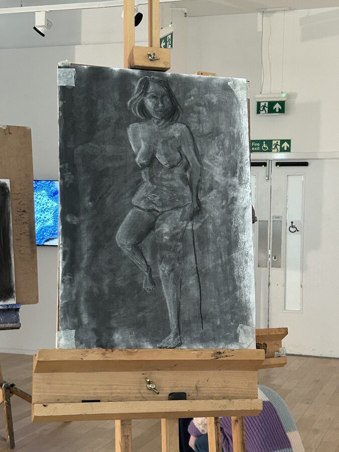 A moment from a North East Life Art Project session